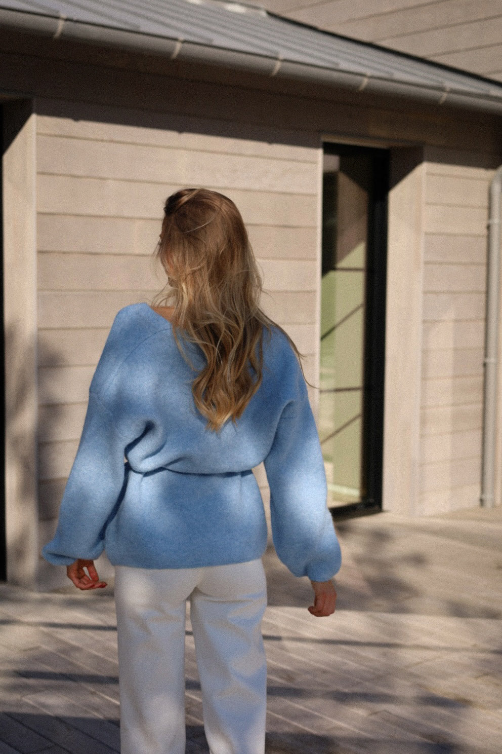 Roma bleu - Gilet doux
