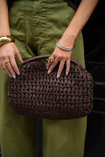 Maria chocolat - Sac en paille