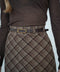 Tara chocolat - Ceinture cuir