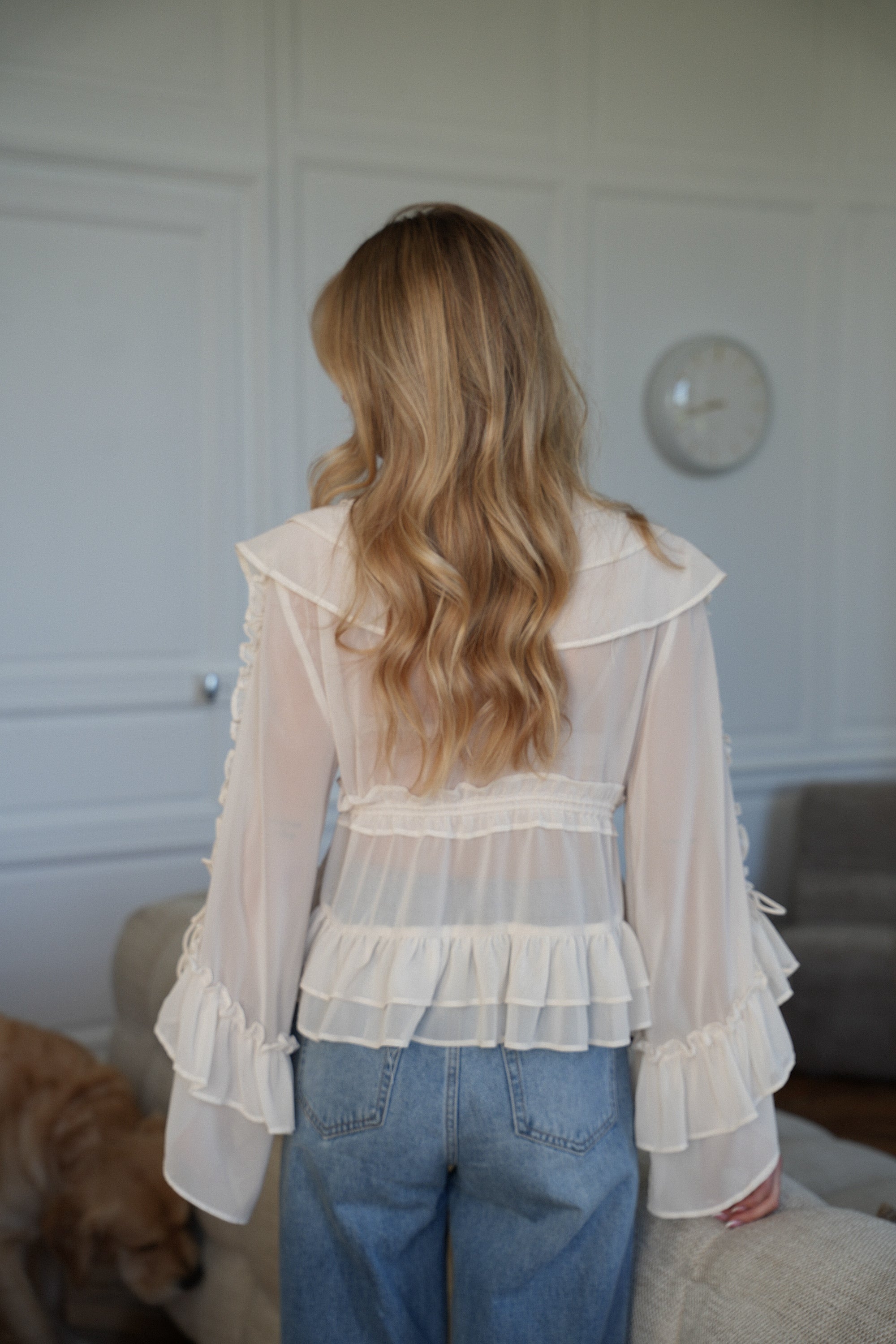 Karol crème - Blouse fluide