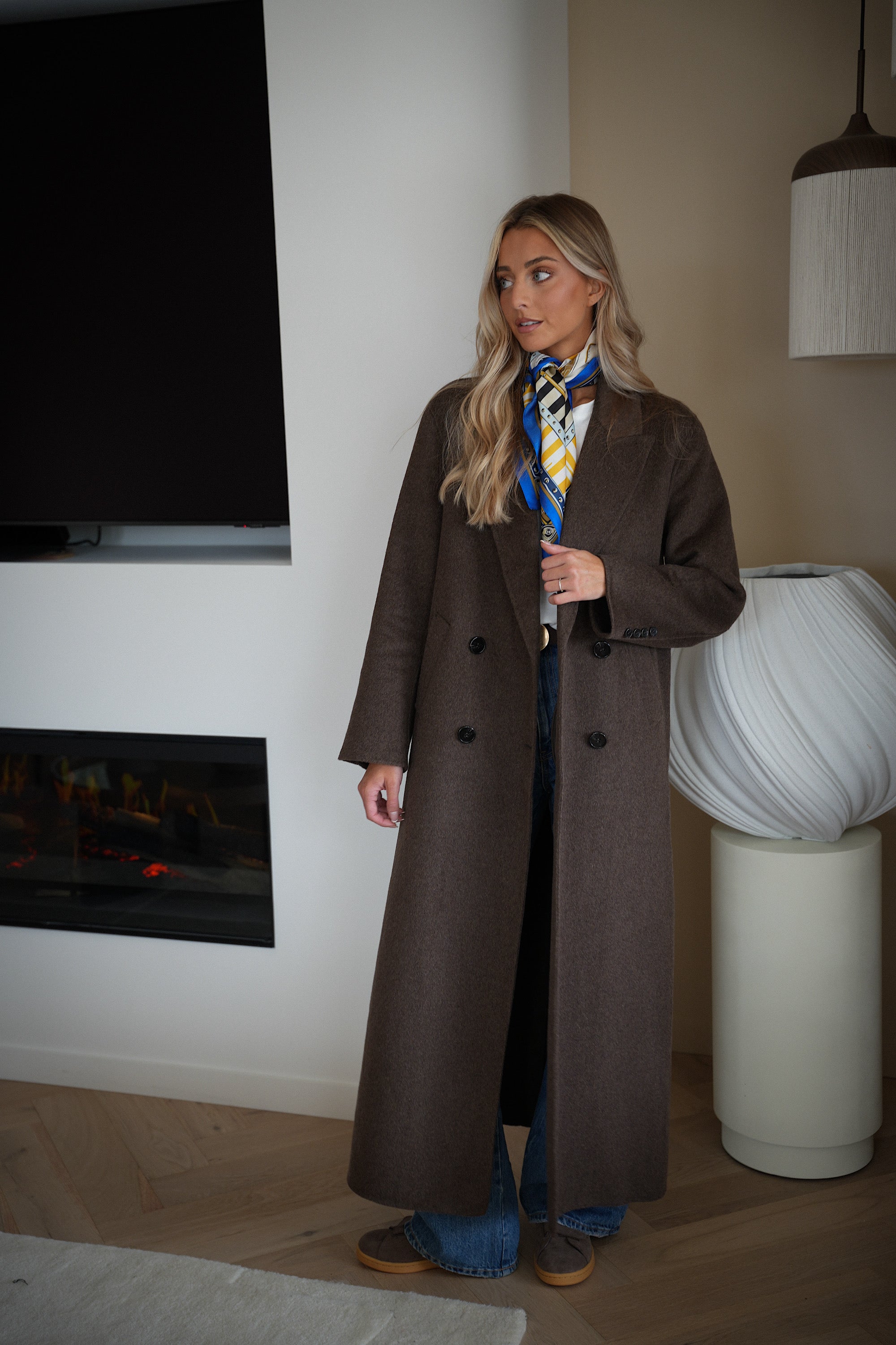 Isabel chocolat - Manteau long