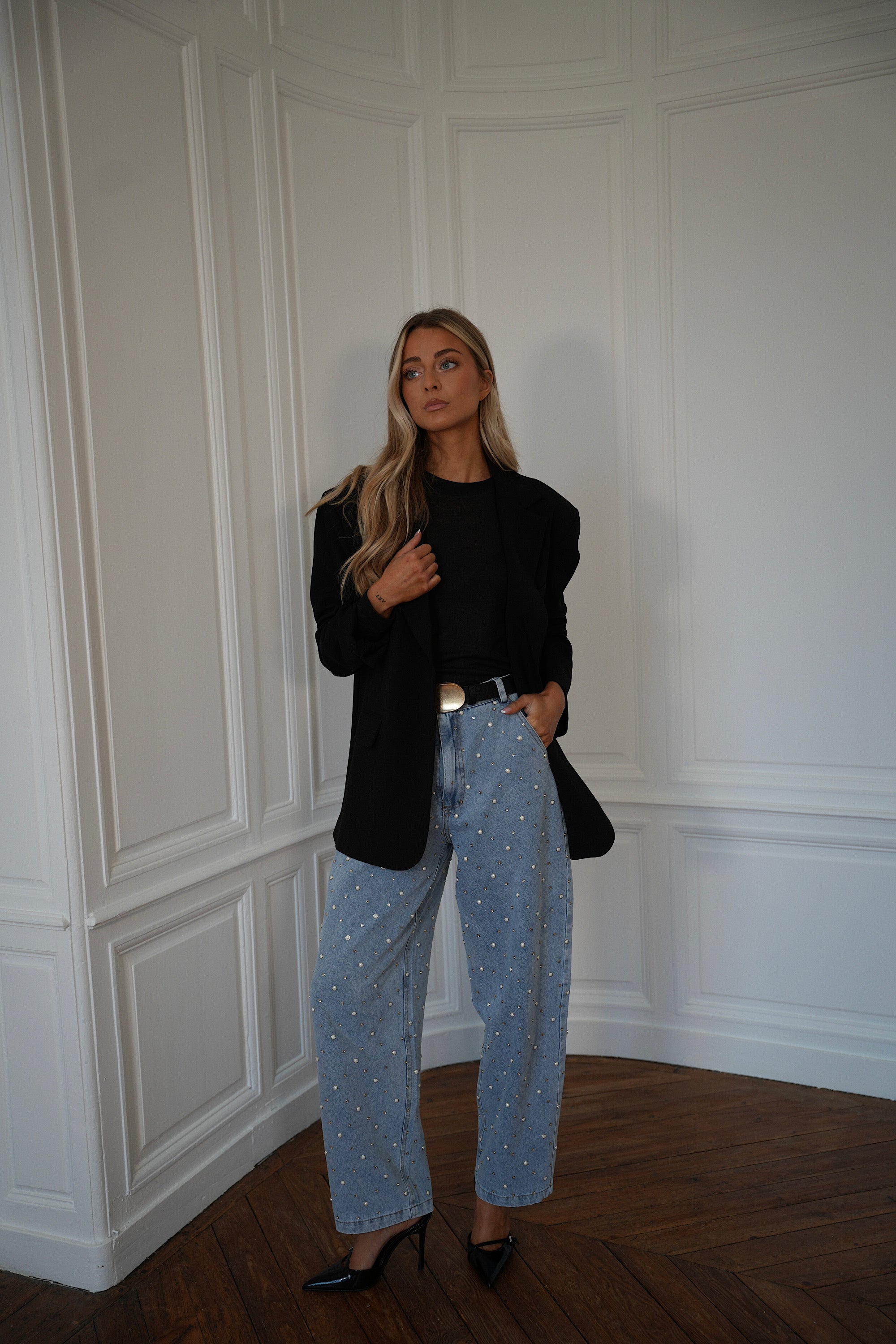 Milo bleu - Jean perlé