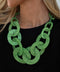 Livia vert - Gros collier