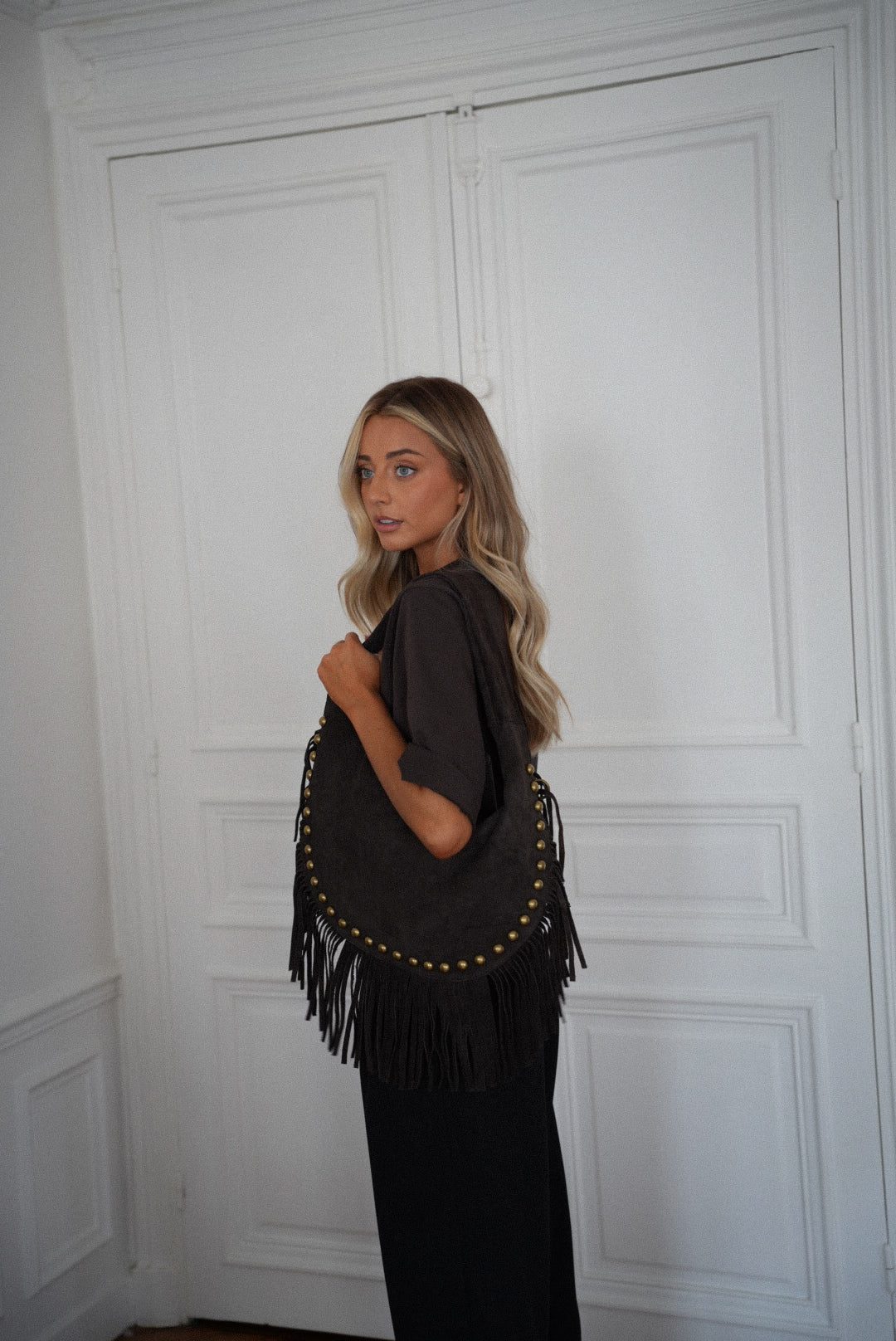 Kassandra chocolat - Sac en cuir