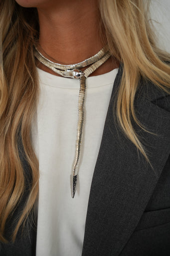 Polline argenté - Collier serpent