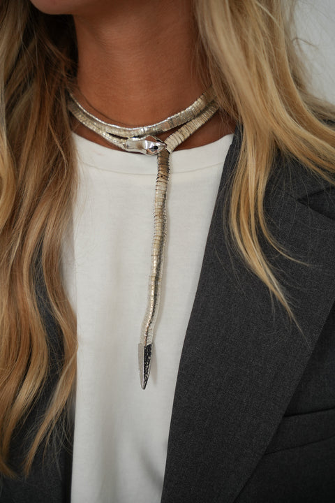 Polline argenté - Collier serpent