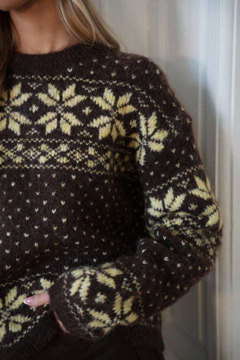 Teddy chocolat - Pull doux