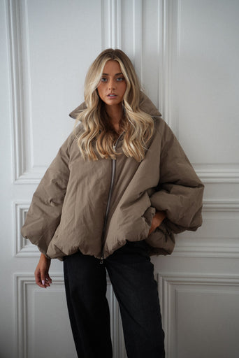 Montaine kaki - Manteau oversize