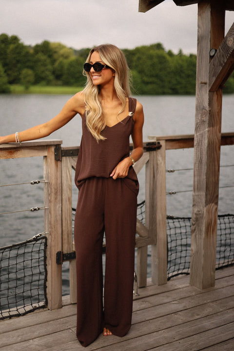 Enza chocolat - Ensemble fluide