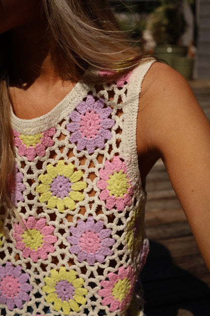 Livia coloré - Top crochet