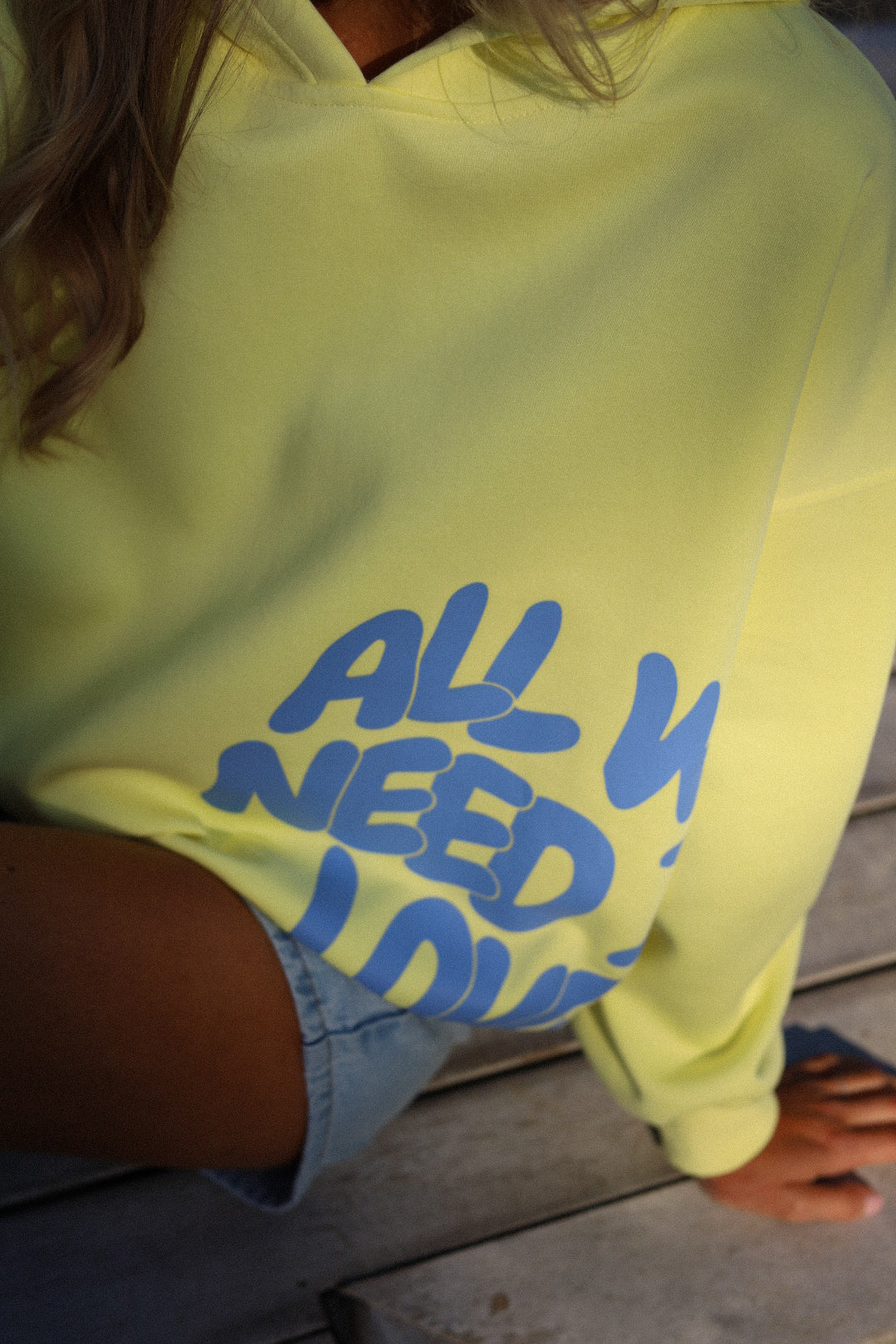 Justin jaune - Sweat-shirt imprimé
