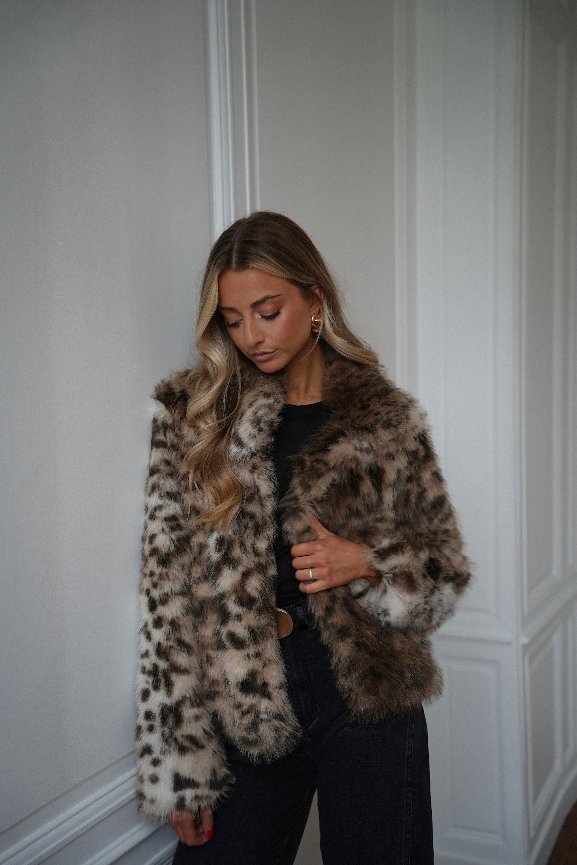 Kane léopard - Manteau fourrure