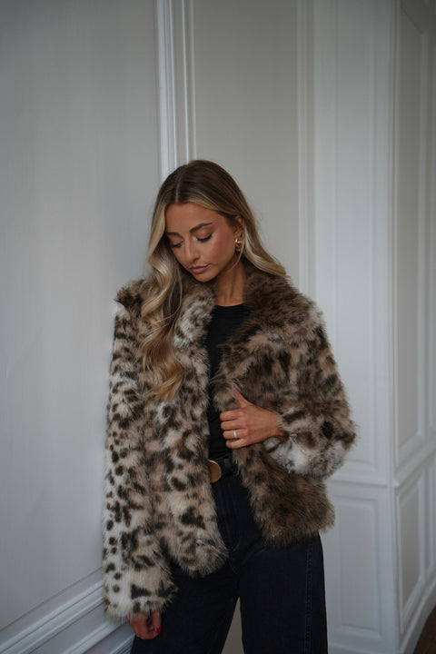 Kane léopard - Manteau fourrure