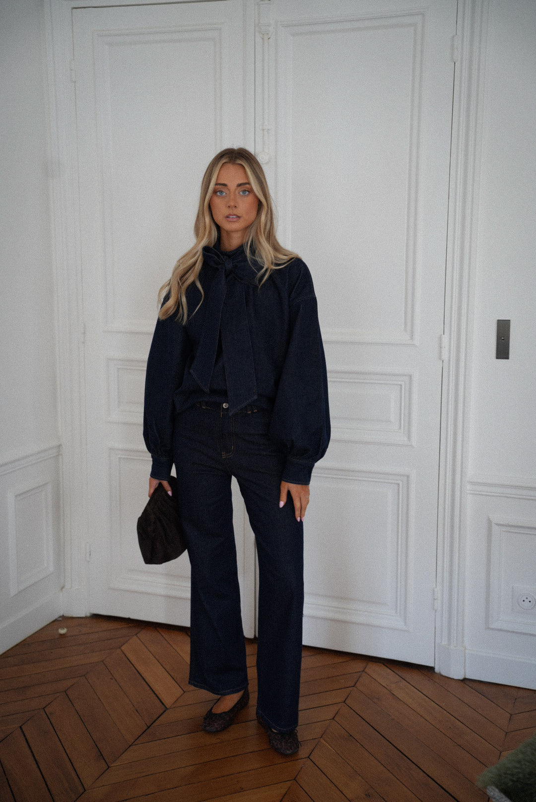 Cloé brut - Blouse en jean