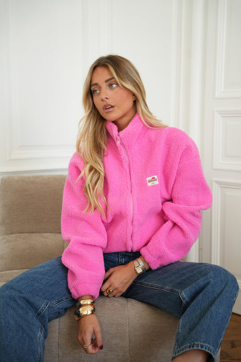 Sana rose - Veste polaire