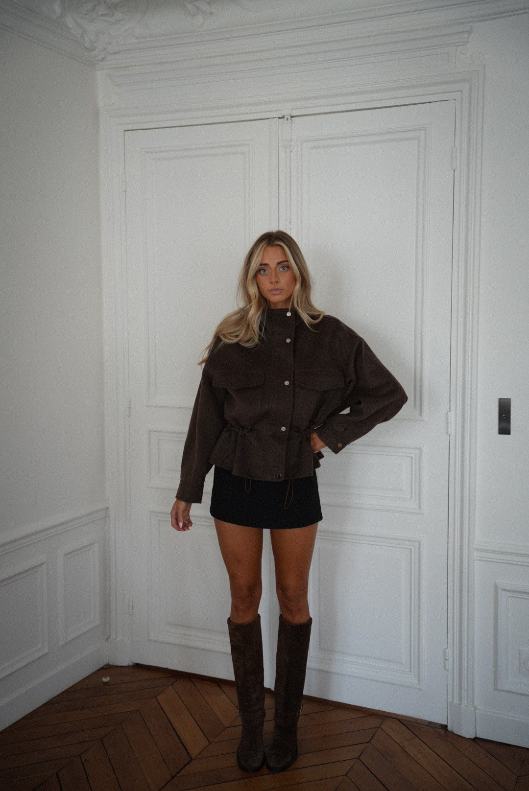Nathan chocolat - Veste premium