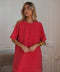Zaho rouge - Robe en jean