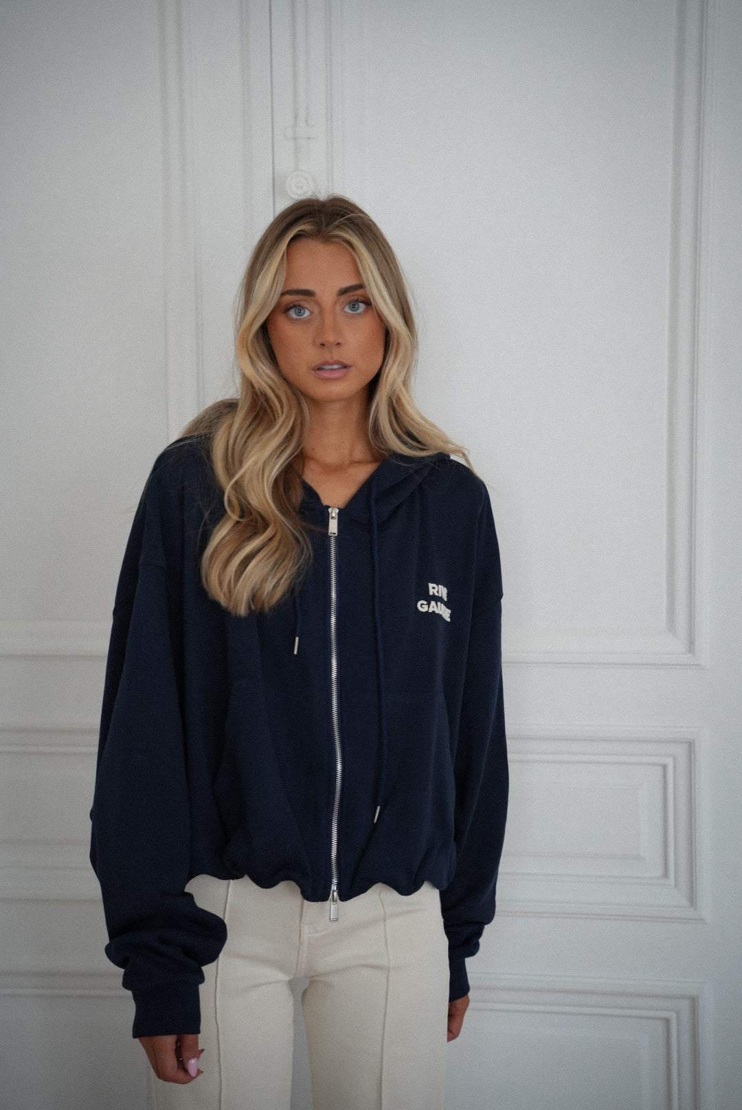 Ronan Marine - Sweat-shirt zippé