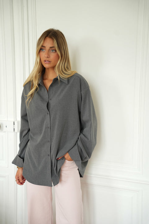 Nona grise - Chemise ample