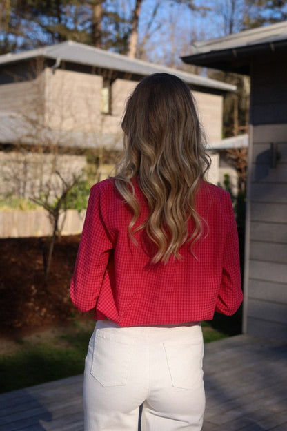Sofia rose - Blouse vichy