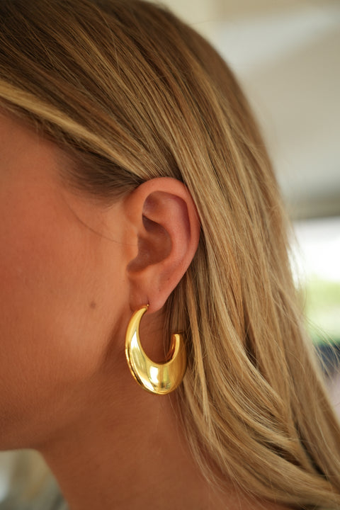 Aria dorées - Boucles d’oreilles acier