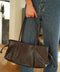 Livio chocolat - Sac en similicuir