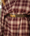 Victoire chocolat - Ceinture en cuir