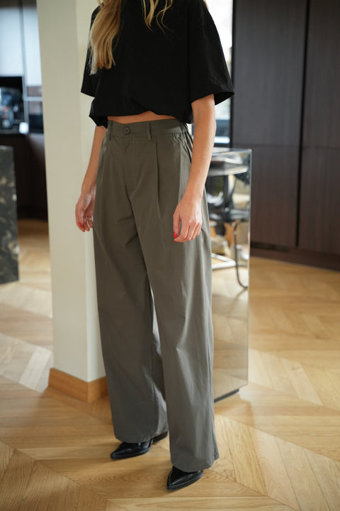 Livana kaki - Pantalon droit
