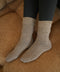 Gina taupes - Chaussettes torsadées