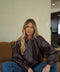 Opale prune - Veste en similicuir