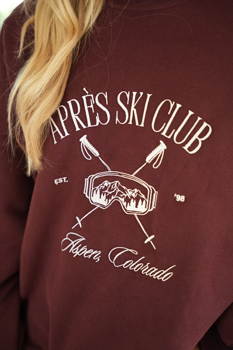 Loni bordeaux - Sweat brodé