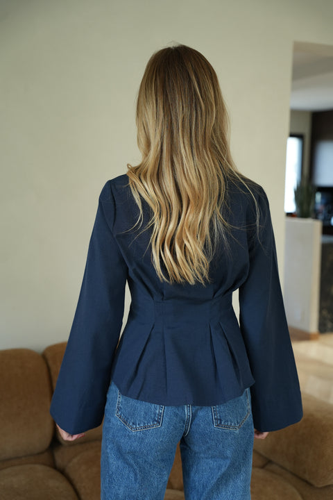 Dune marine - Chemise cintrée