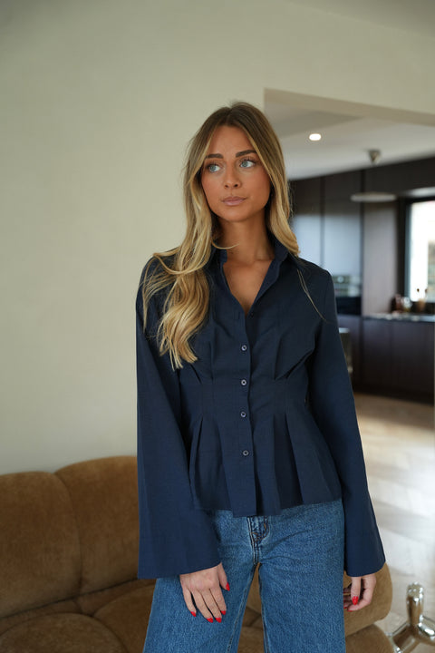 Dune marine - Chemise cintrée