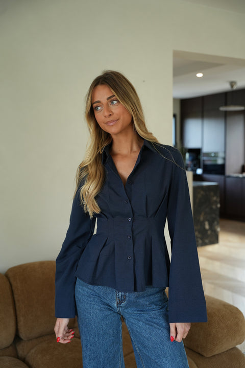 Dune marine - Chemise cintrée