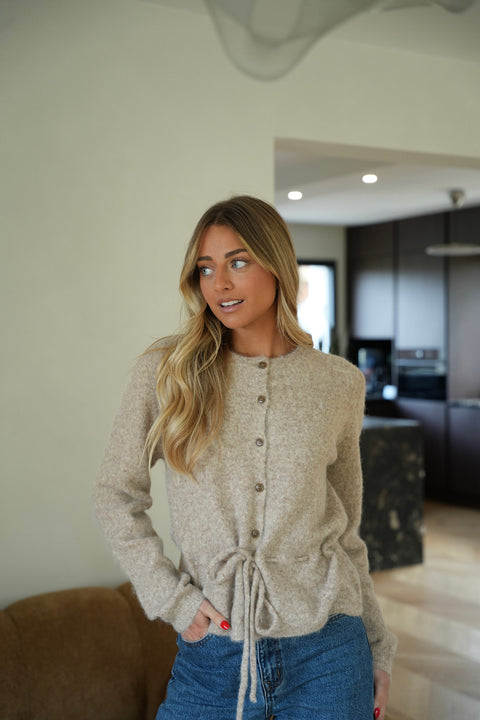 Soho beige - Gilet doux