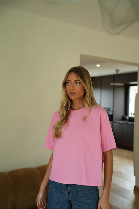 Lias rose - T-shirt basique
