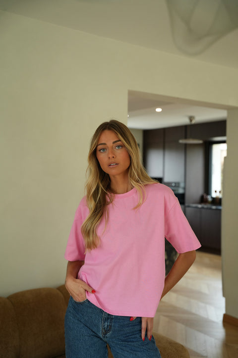 Lias rose - T-shirt basique