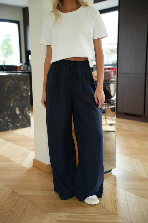 Aura marine - Pantalon droit