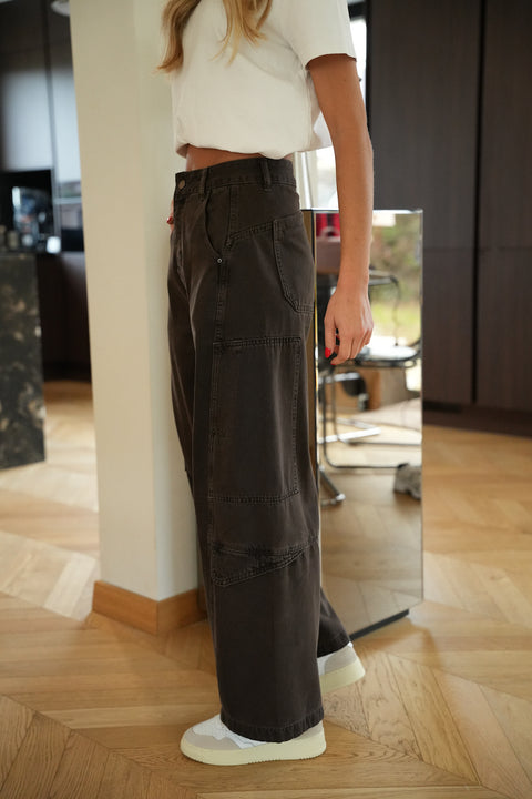 Anouk chocolat - Pantalon cargo