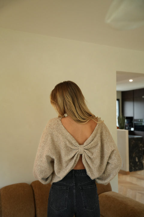 Yema beige - Pull doux