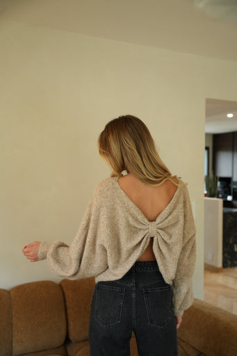 Yema beige - Pull doux