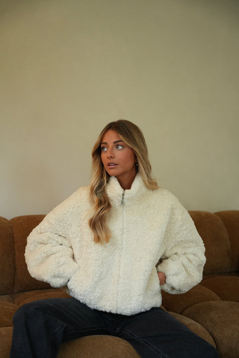 Samanta écrue - Veste polaire